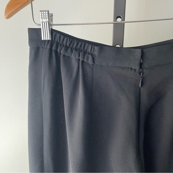 Tradition Front Slit Chiffon Palazzo Wide Leg Trouser Pants Flowy Whimsigoth - Picture 3 of 12